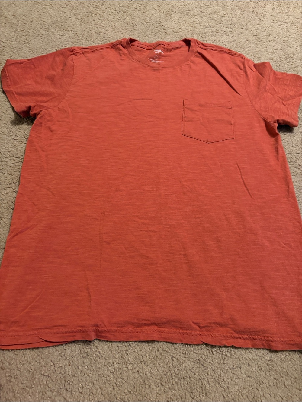 Goodfellow & Co Men's Pocket Crew Tee - Burnt Orange